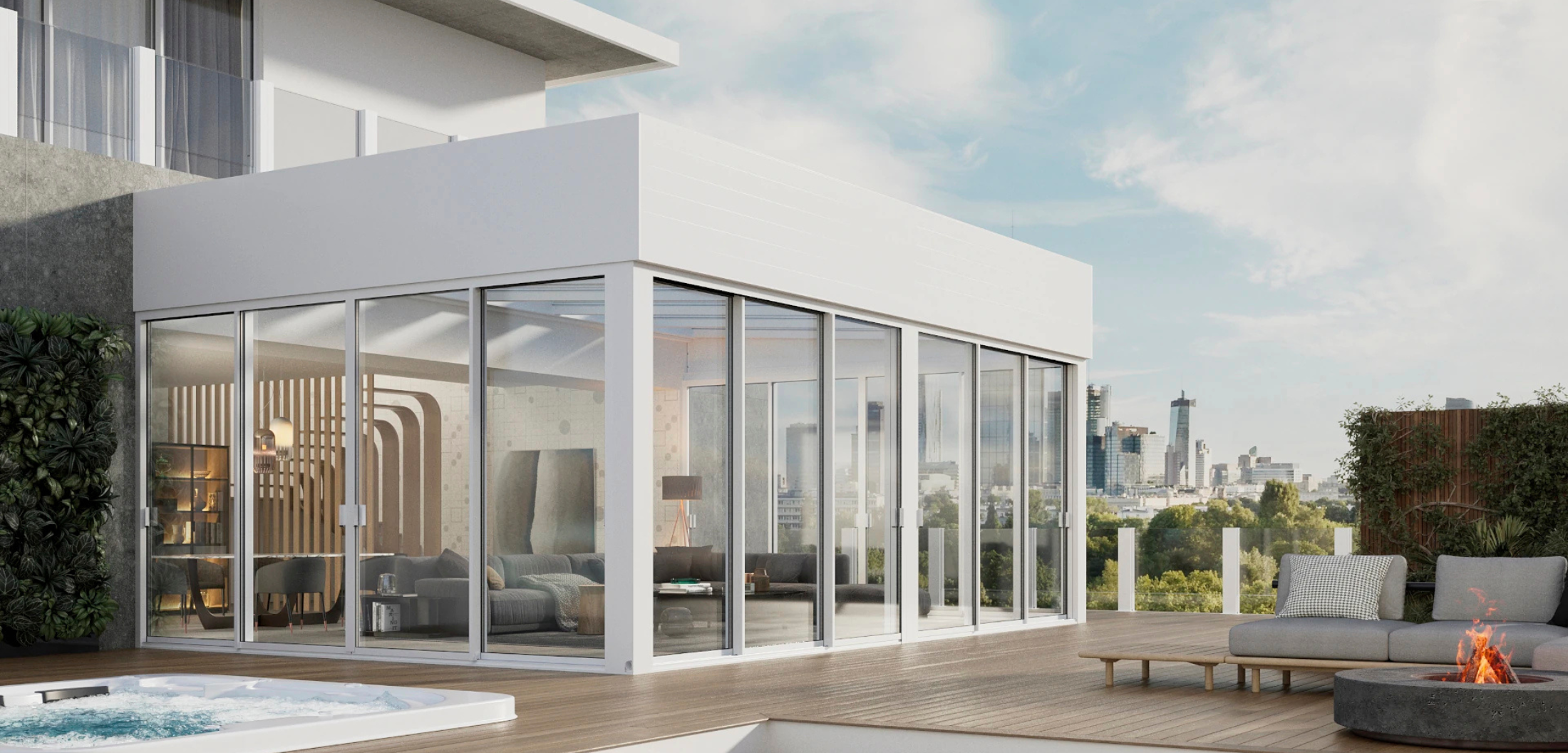 Coperture mobili e giardini d'inverno coperture mobili Ermes
